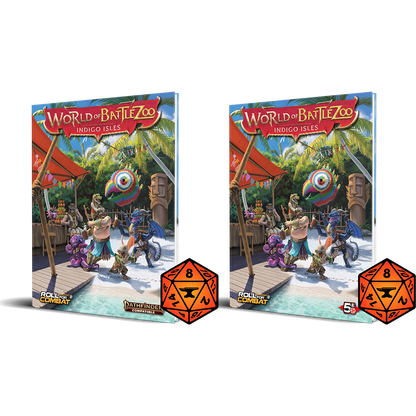 World of Battlezoo: Indigo Isles Hardcover & PDF Roll For Combat