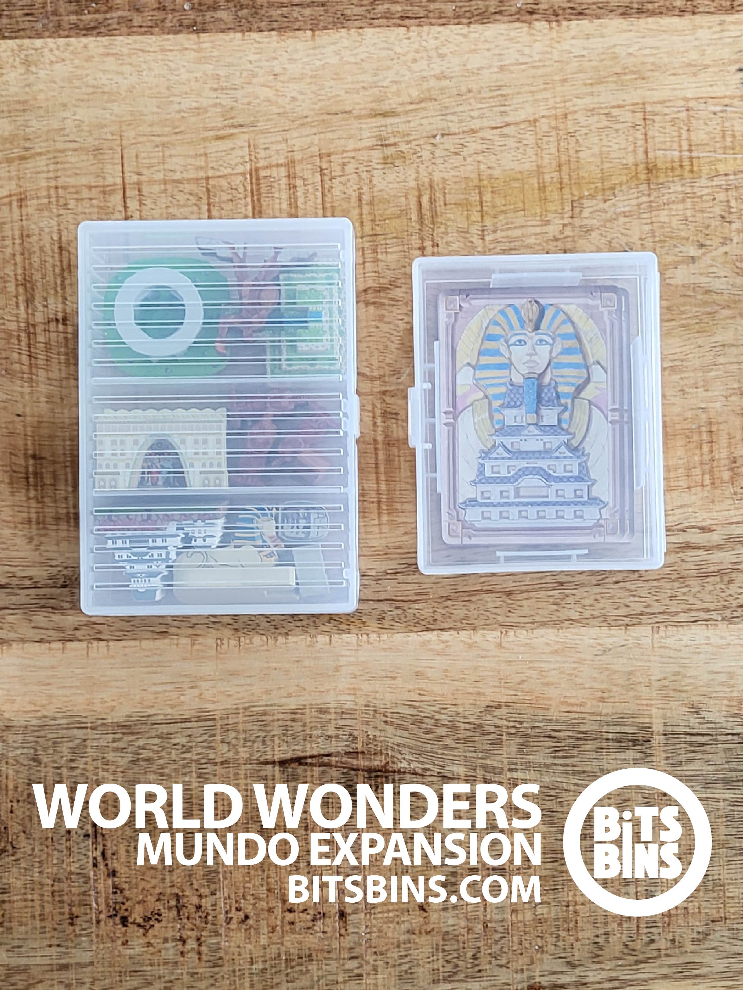 Bits Bins World Wonders/Mundo - 1 Card Box, 1 Tarot - Out of Play