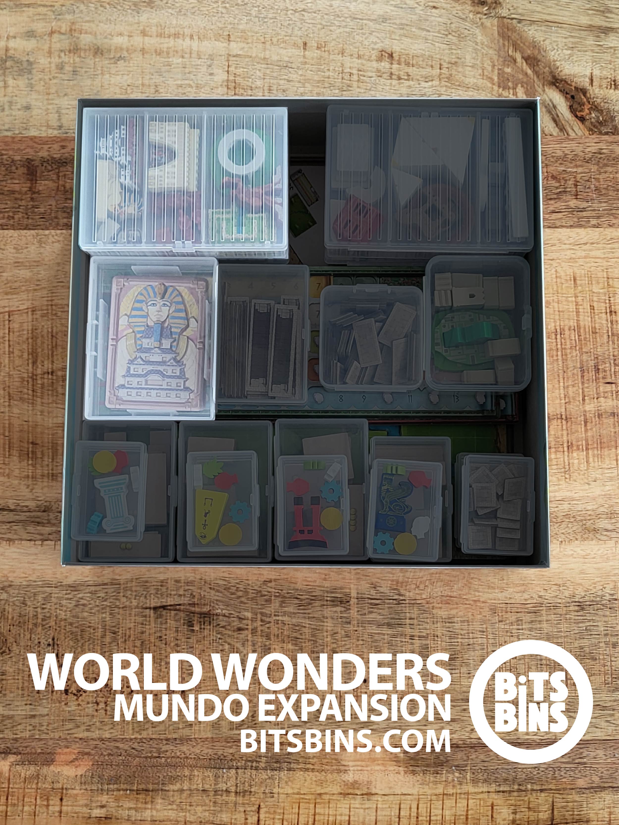 Bits Bins World Wonders/Mundo - 1 Card Box, 1 Tarot - Out of Play