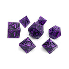 Wormhole - Space Dice 7 Piece RPG Set Alloy Metal Dice - Out of Play