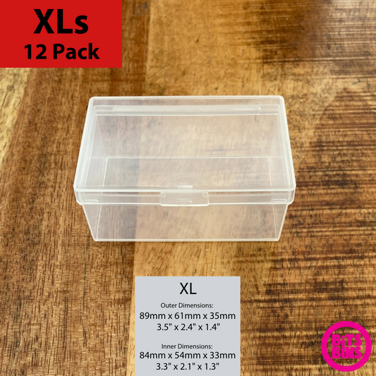 12 BitsBins XL | Containers Measure 3.5" X 2.4" X 1.4" - Out of Play