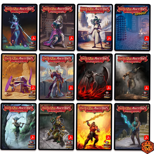 Battlezoo Ancestries: Classic Creatures Hardcover & PDF Roll For Combat