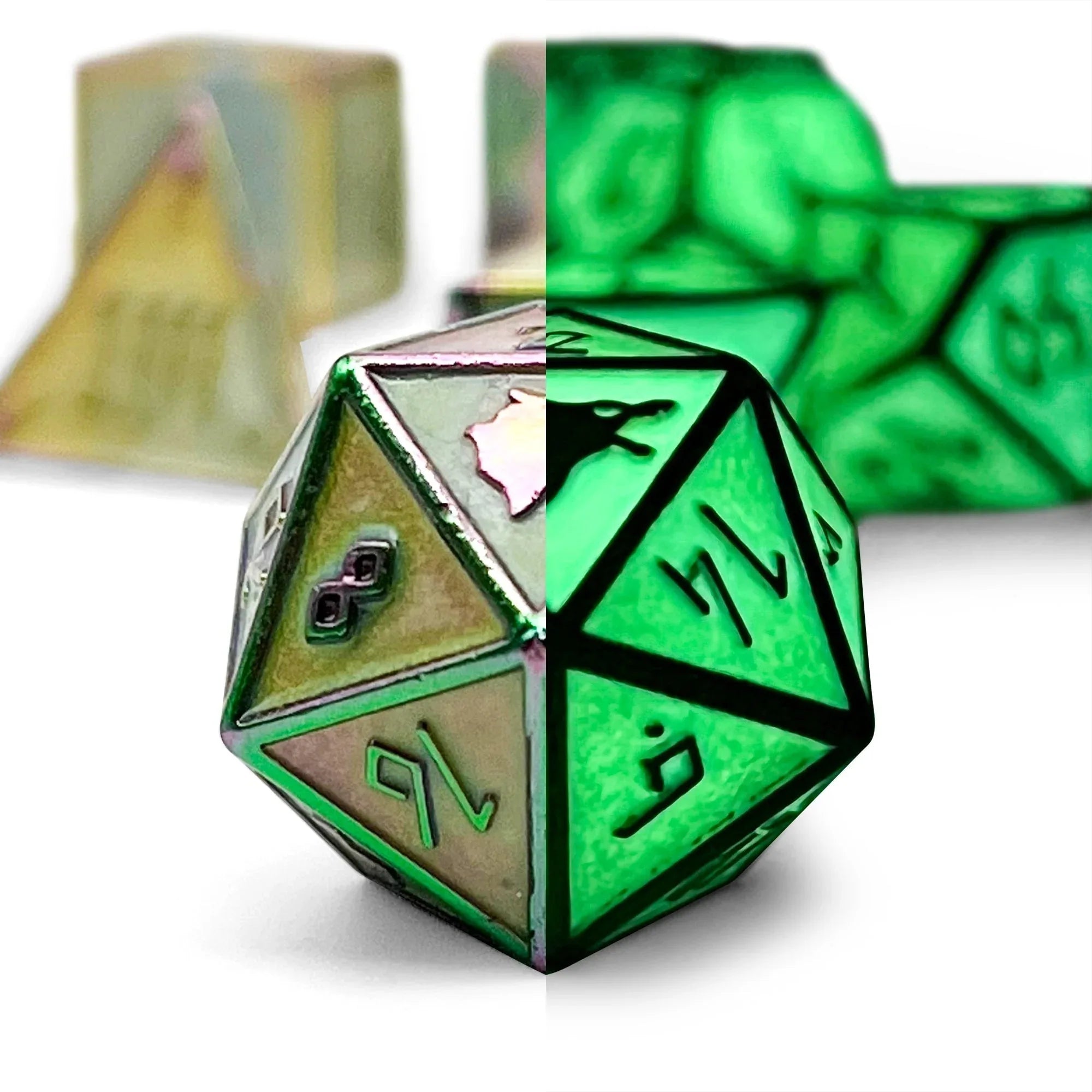 Yggdrasil - Norse Themed Metal Dice Set - Out of Play