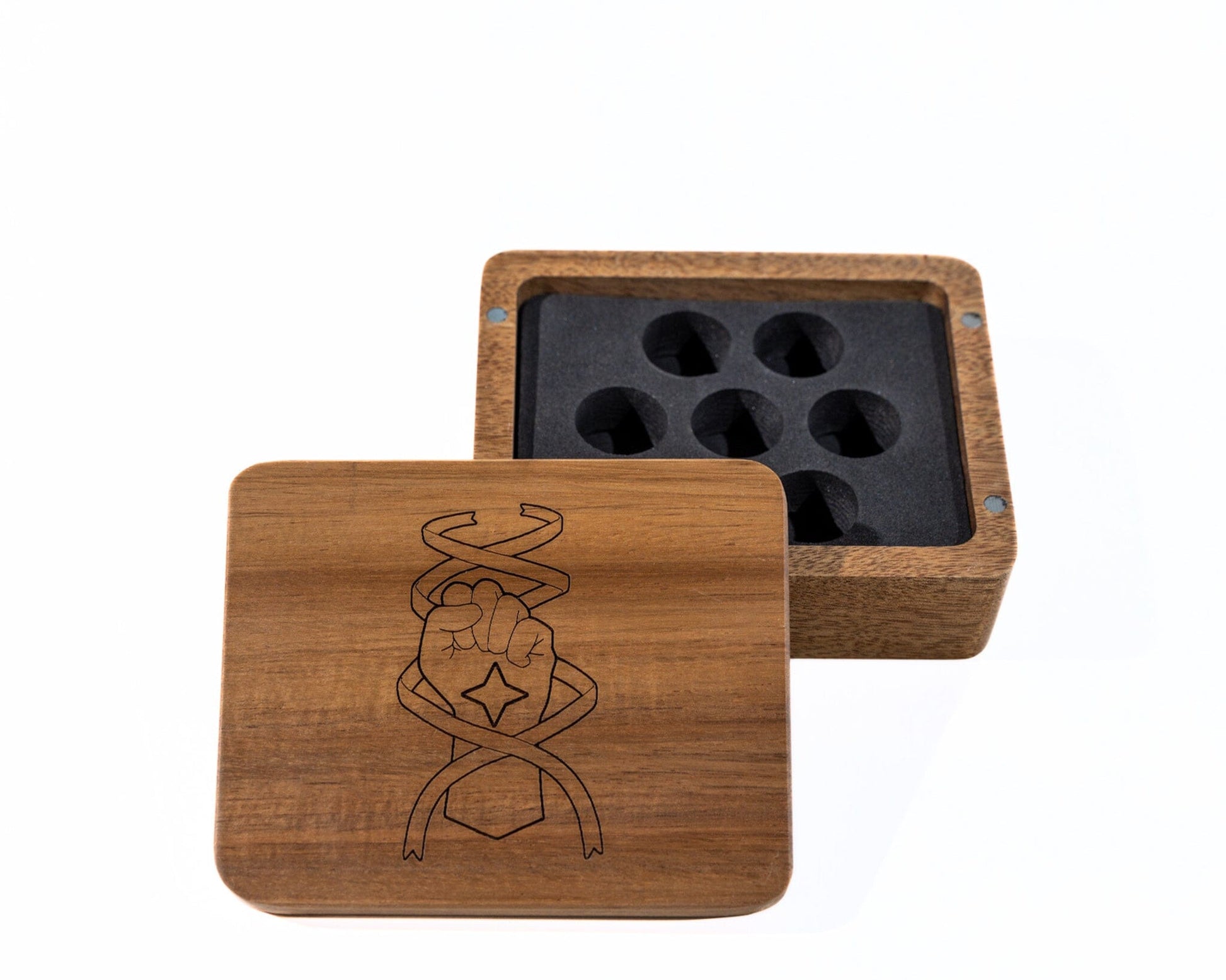 Monk Wooden Dice Case Easy Roller Dice Company
