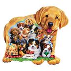 Shapes - Puppy Palooza 500 Piece Jigsaw Puzzle