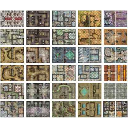 Big Book of Battle Mats - Cells & Shrines PunkOuter Games