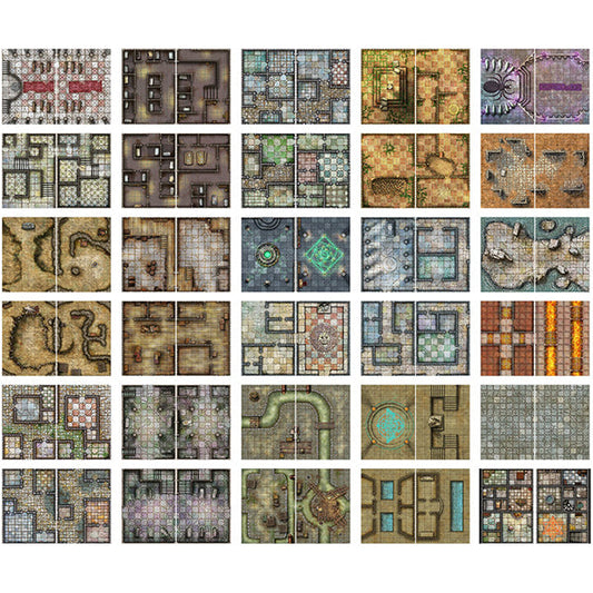 Big Book of Battle Mats - Cells & Shrines PunkOuter Games