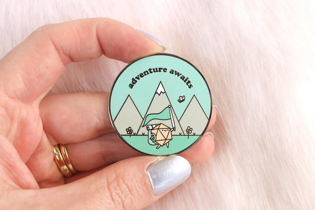 Adventure Awaits Hard Enamel Pin - Out of Play