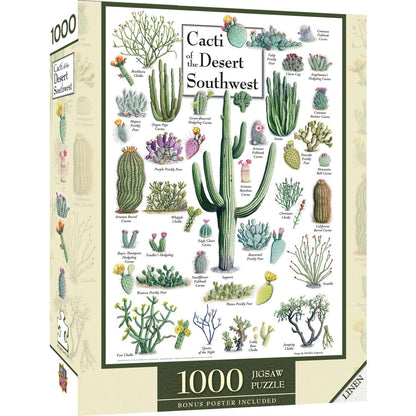 Cacti of the Desert Southwest 1000 Piece Jigsaw Puzzle - Out of Play