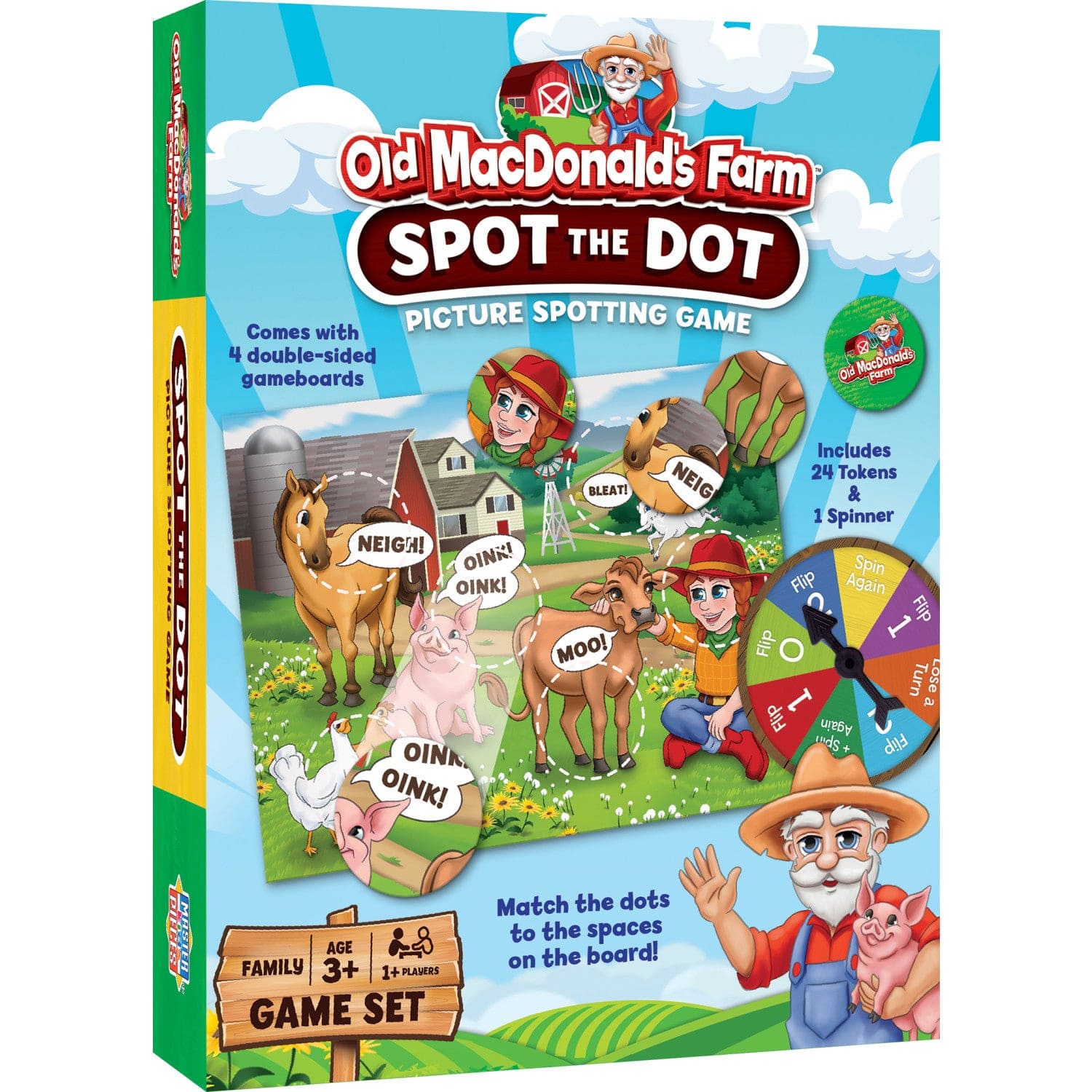 Old MacDonald's Farm Spot the Dot Game - Out of Play