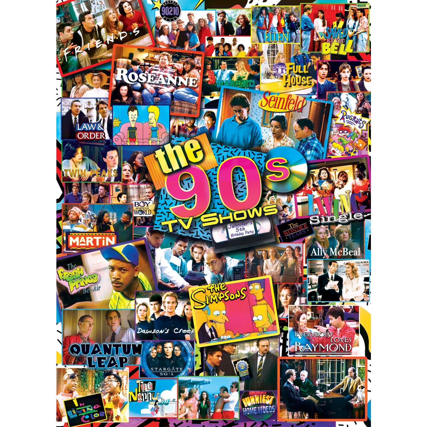 Decades - The 90's 500 Piece Jigsaw Puzzles 3 Pack MasterPieces Puzzle Company INC