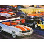 Cruisin' Route 66 - Dogs & Burgers 1000 Piece Jigsaw Puzzle - Out of Play