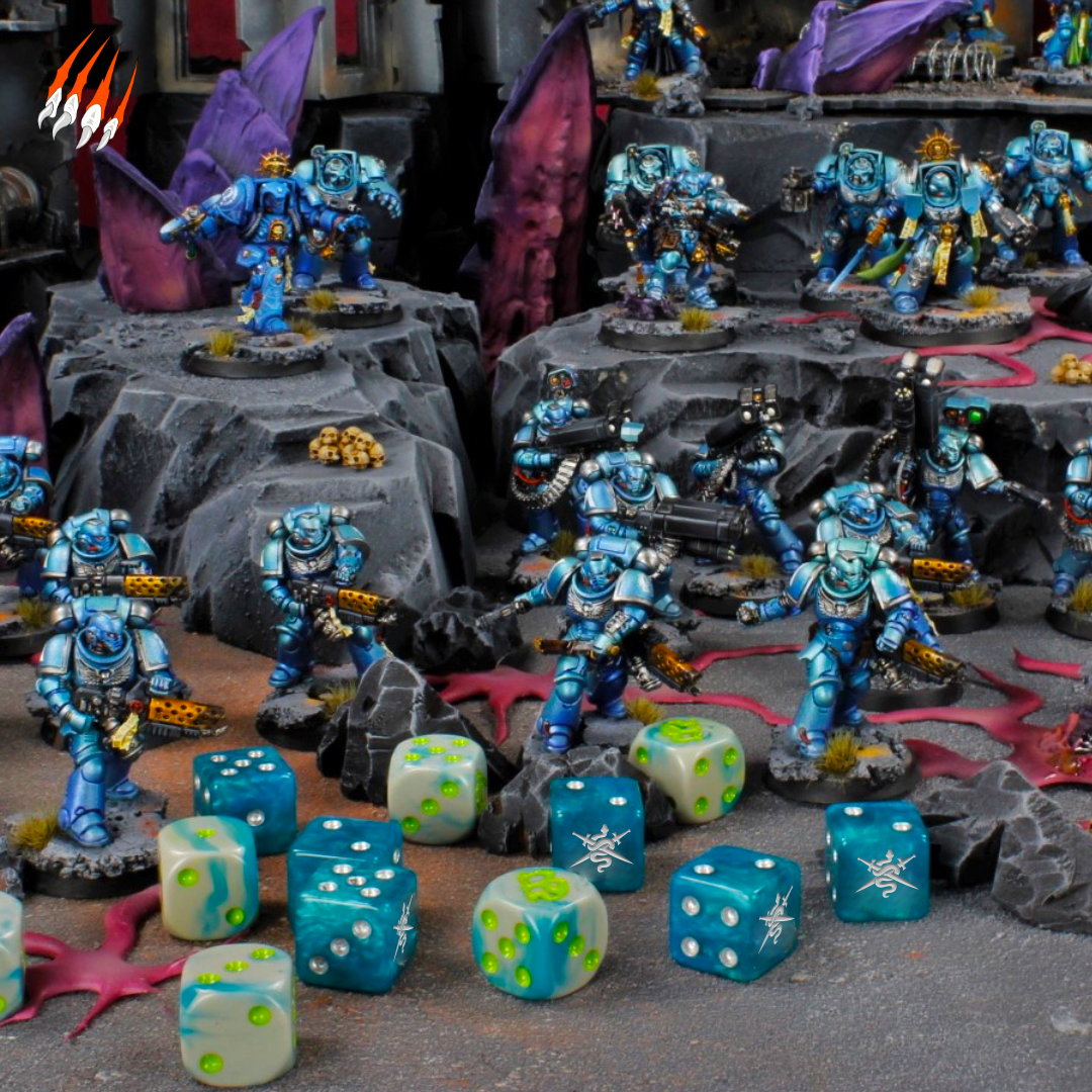 Shadow Vipers Dice - Blue - Out of Play