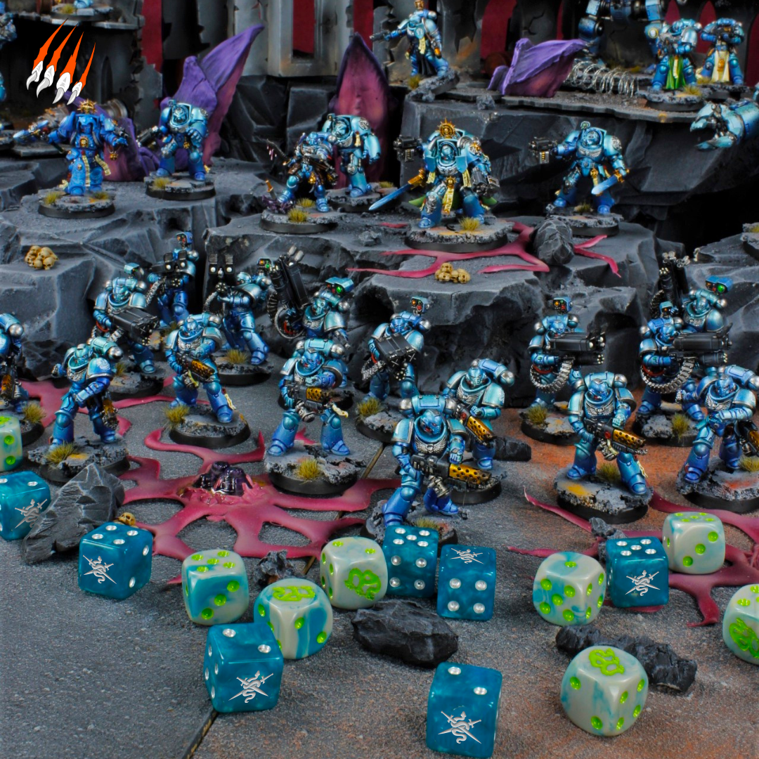 Shadow Vipers Dice - Blue - Out of Play