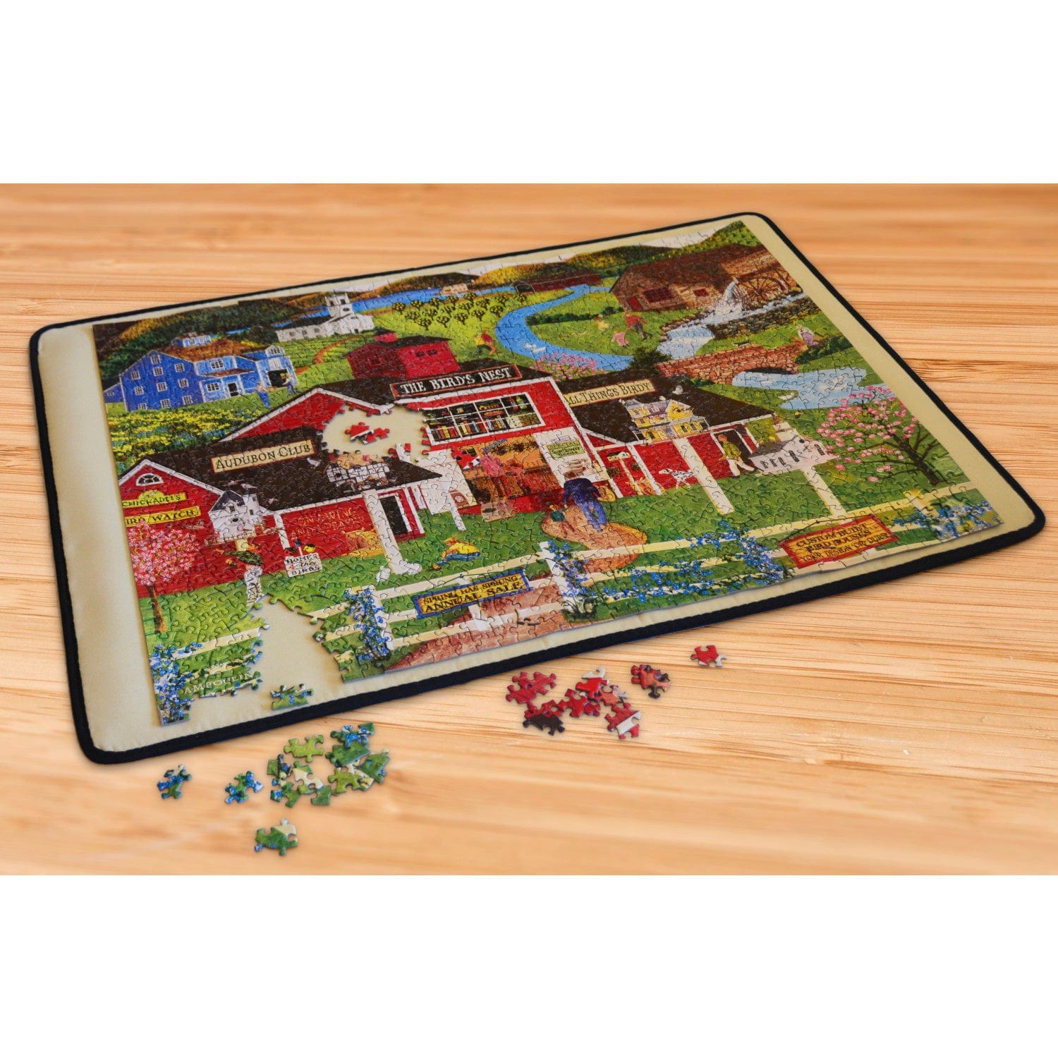 Fabric Jigsaw Puzzle Mat - 21"x31" - Out of Play
