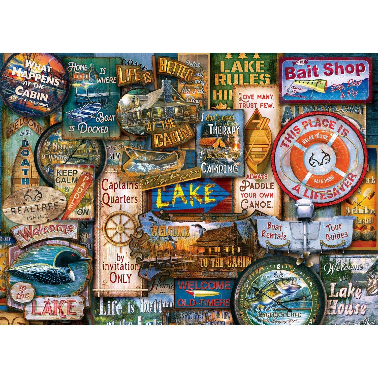 Realtree - Off to the Lakehouse 1000 Piece Jigsaw Puzzle - Out of Play