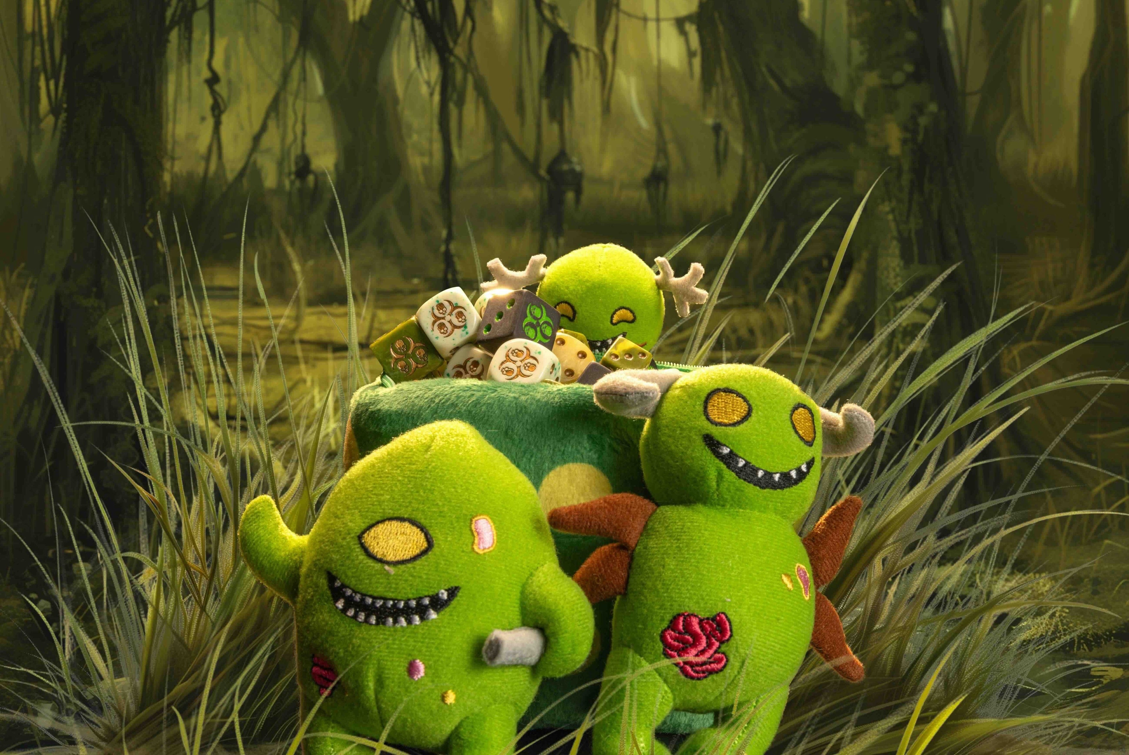 Diseased Plushie Dice Bag - Out of Play
