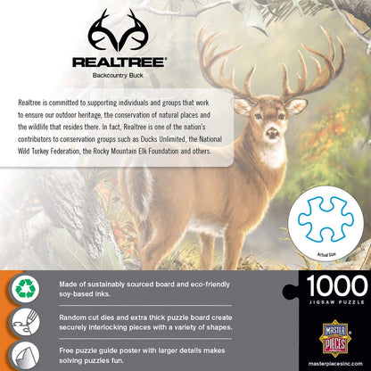Realtree - Backcountry Buck 1000 Piece Jigsaw Puzzle - Out of Play
