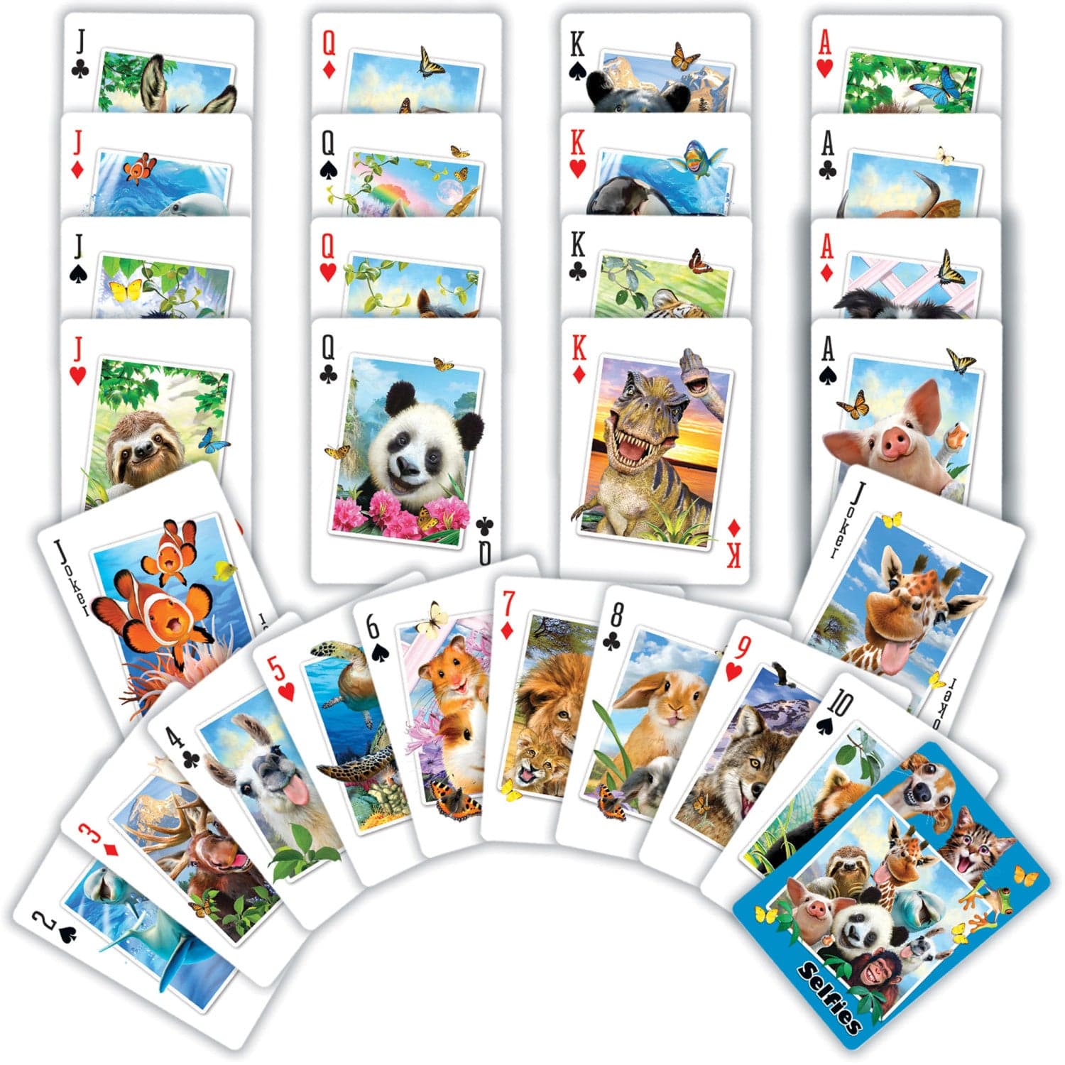 Selfies Playing Cards - 54 Card Deck MasterPieces Puzzle Company INC