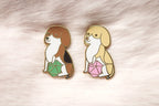 Beagle D20 Dice Buddy Enamel Pin - Out of Play