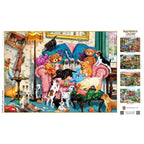 Masterpiece Gallery - Loose in the House 1000 Piece Jigsaw Puzzle - Out of Play