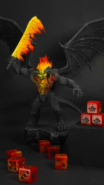 Fire Demon Dice - Out of Play