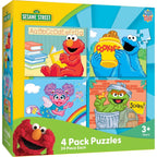 Sesame Street 24 Piece Jigsaw Puzzles 4-Pack - Out of Play
