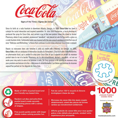 Coca-Cola - Signs of the Times 1000 Piece Jigsaw Puzzle - Out of Play