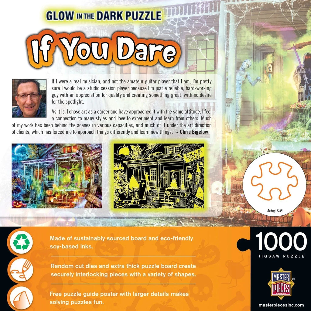 Glow in the Dark - If You Dare 1000 Piece Jigsaw Puzzle - Out of Play