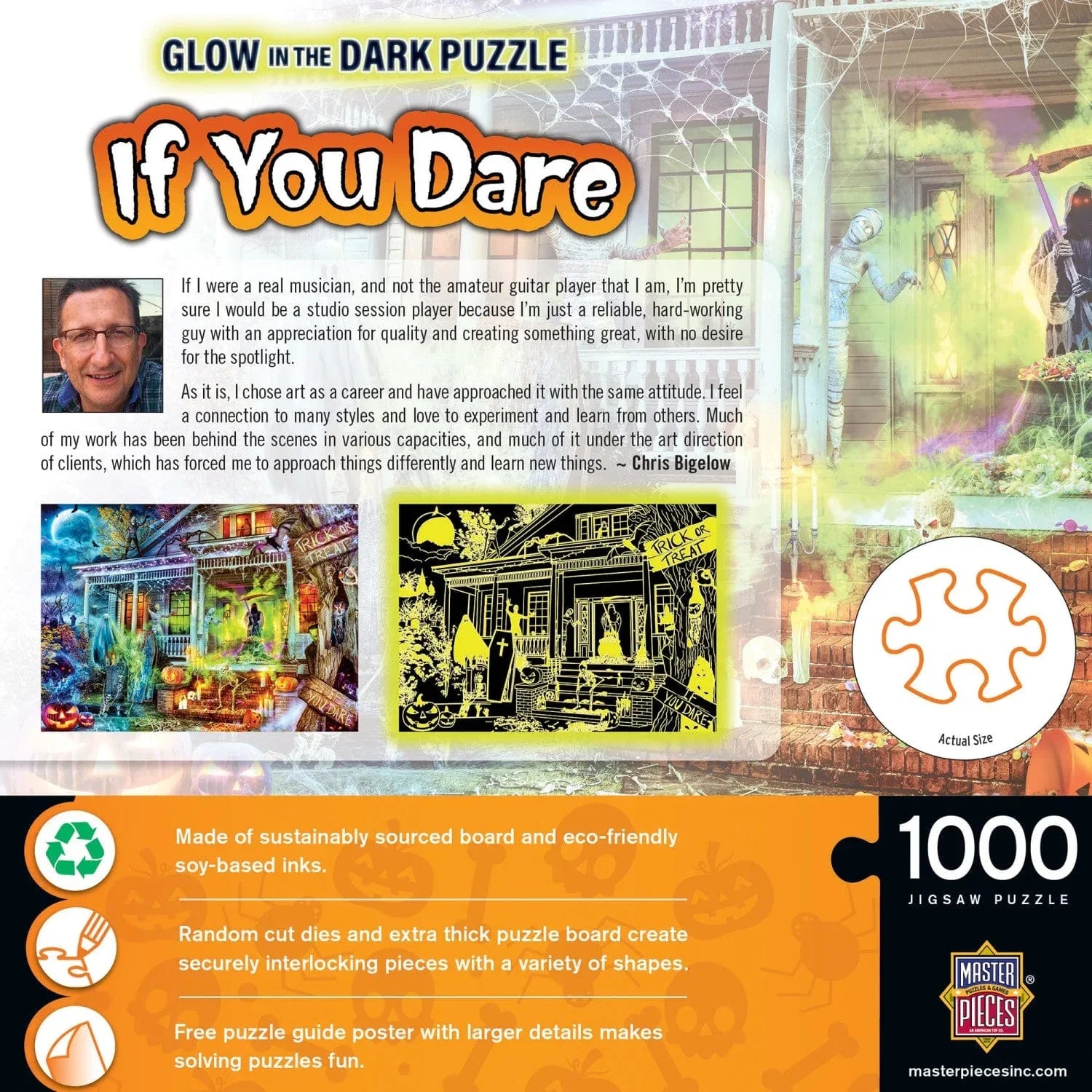 Glow in the Dark - If You Dare 1000 Piece Jigsaw Puzzle - Out of Play