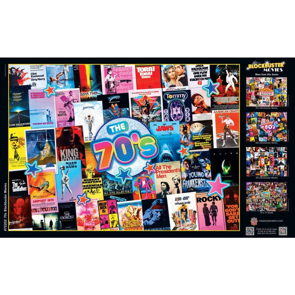 70's Blockbusters 1000 Piece Jigsaw Puzzle - Out of Play