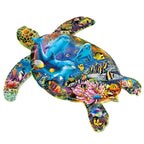 Shapes - Turtle Sailing 1000 Piece Shaped Jigsaw Puzzle - Out of Play