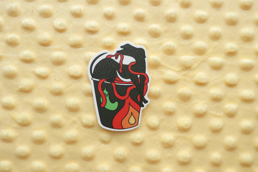 Spicy Noodle Hell Hound Sticker
