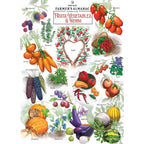 Farmer's Almanac - Fruits, Vegetables, & Herbs 1000 Piece Jigsaw Puzzle - Out of Play