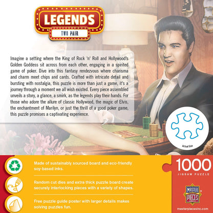 Legends - Two Pair 1000 Piece Jigsaw Puzzle - Out of Play