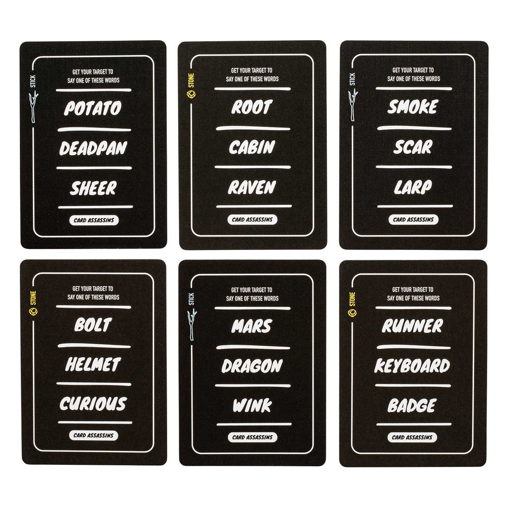 Card Assassins Expansion: Sticks & Stones - Out of Play