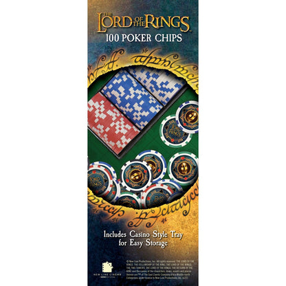 Lord of The Rings 100 Piece Poker Chips - Out of Play