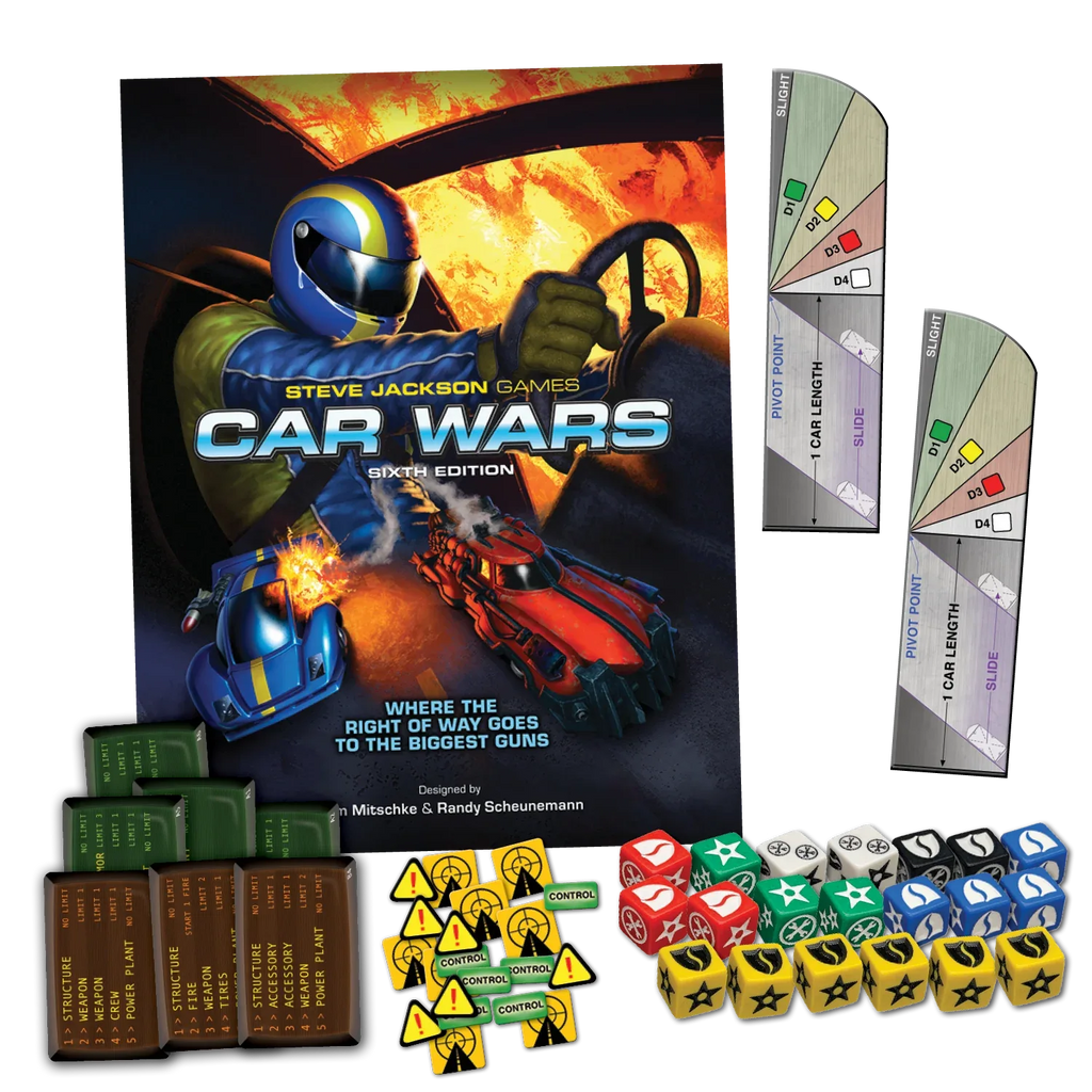 Car Wars - Two Player Starter Set: Blue / Green - Board Game - Out of Play