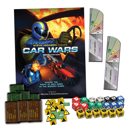Car Wars - Two Player Starter Set: Blue / Green - Board Game PunkOuter Games
