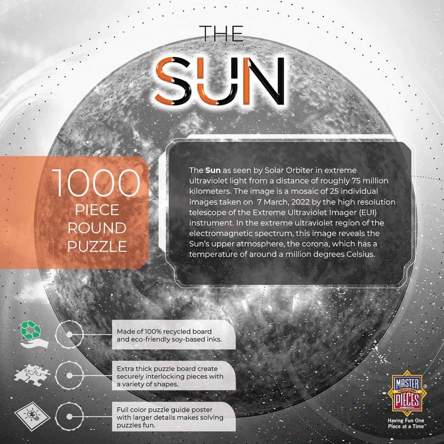 The Sun - 1000 Piece Round Jigsaw Puzzle - Out of Play