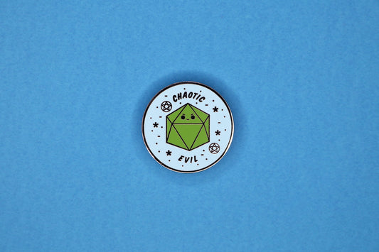 Chaotic Evil Alignment Hard Enamel Pin