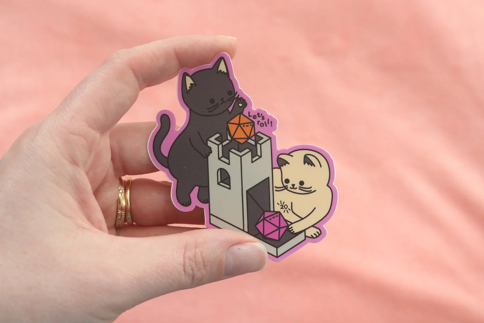 Cat Tower Sticker - Out of Play