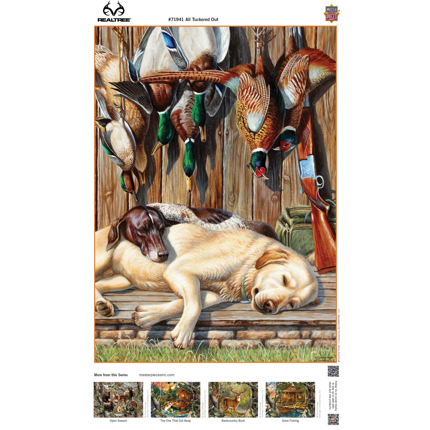 Realtree - All Tuckered Out 1000 Piece Jigsaw Puzzle - Out of Play