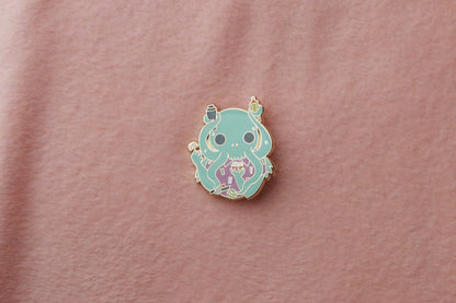Cocktail Cthulhu Enamel Pin
