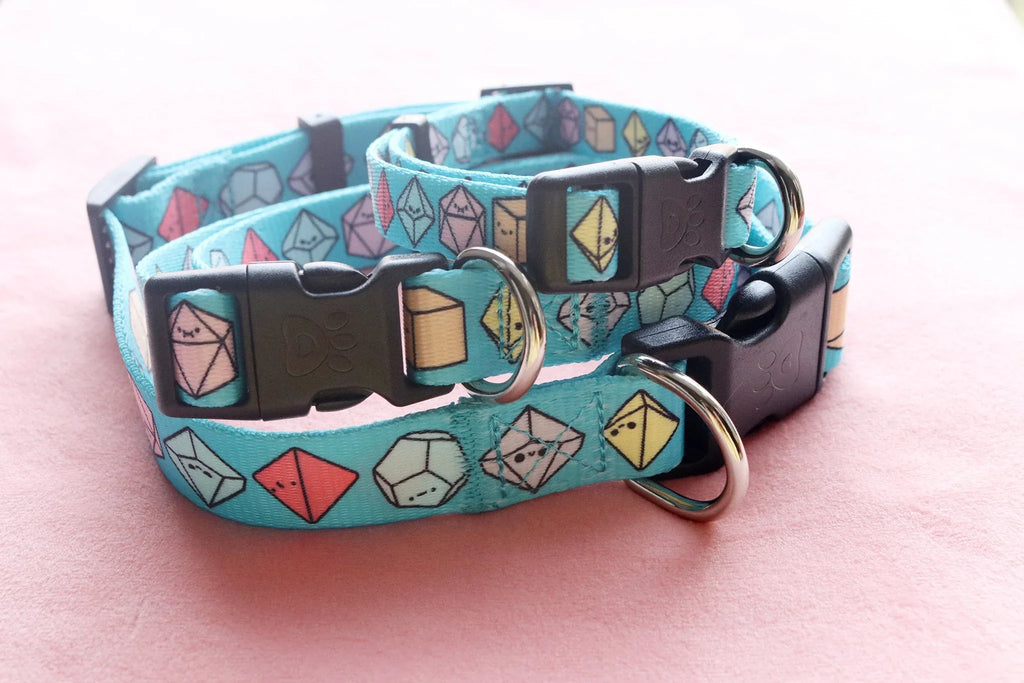 Tiny Dice Dog Collar - Out of Play