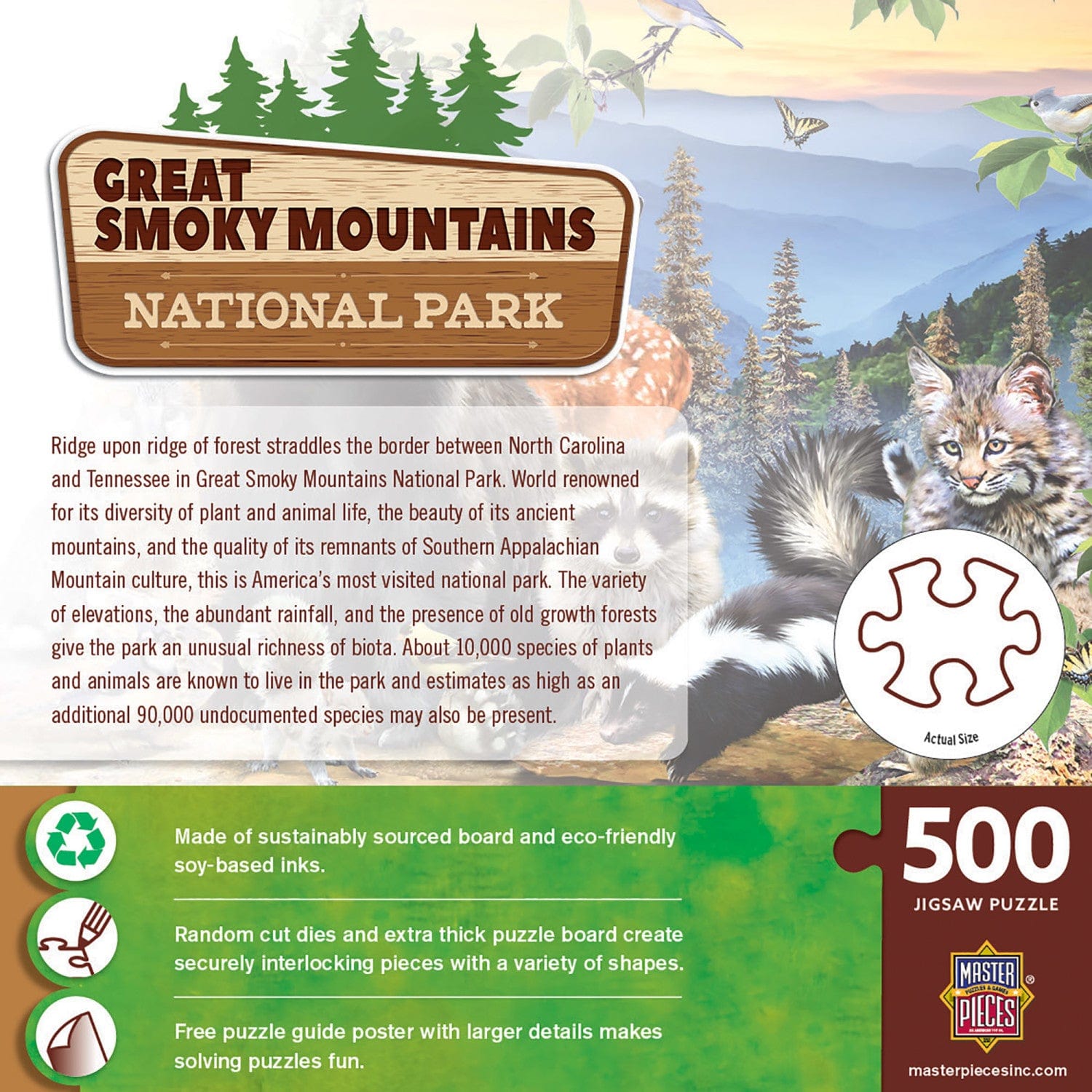 Great Smoky Mountains National Park 500 Piece Jigsaw Puzzle - Out of Play