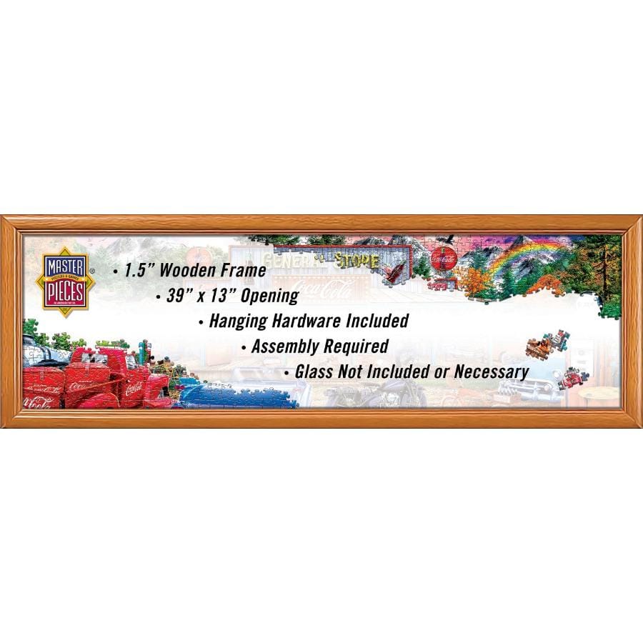 Wood Panoramic Jigsaw Puzzle Frame - 13" x 39" - Out of Play