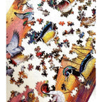 Audubon - Autumn Feathers 1000 Piece Jigsaw Puzzle - Out of Play