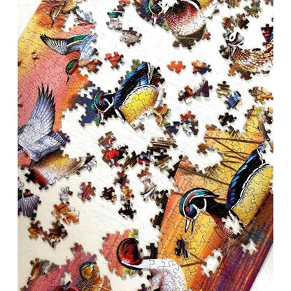Audubon - Autumn Feathers 1000 Piece Jigsaw Puzzle - Out of Play