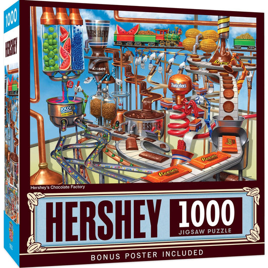 Hershey's Chocolate Factory - 1000 Piece Jigsaw Puzzle - Out of Play